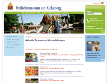 Tablet Screenshot of kiekeberg-museum.de
